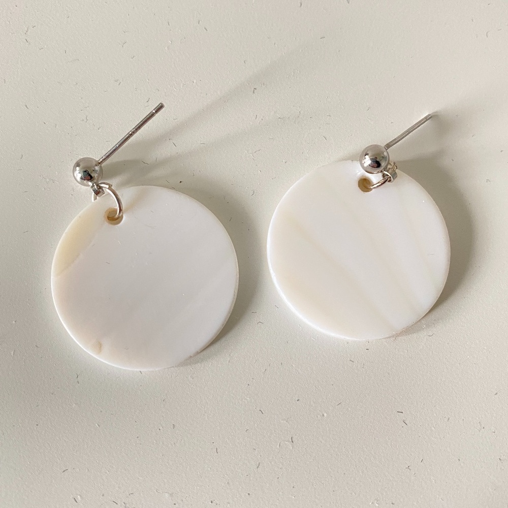 Anthropologie Disk Earrings
